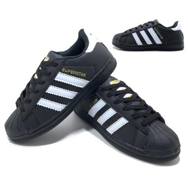 tenis superstar todo preto
