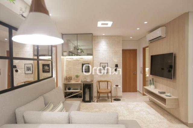 Apartamento com 2 dormitórios à venda, 64 m² por R$ 301.000,00 - Setor Bueno - Goiânia/GO - Foto 3