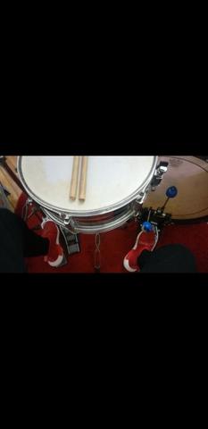 Bateria peace com pedal duplo (vendo ou troco por mtb aro 29 ou speed) - Foto 4
