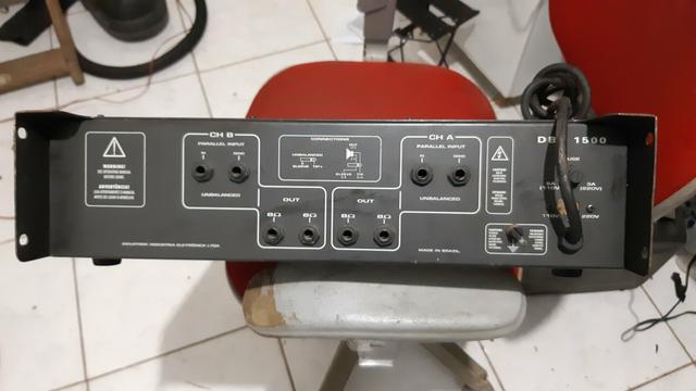 Amplificador profissional ciclotron Wattson DBK1500