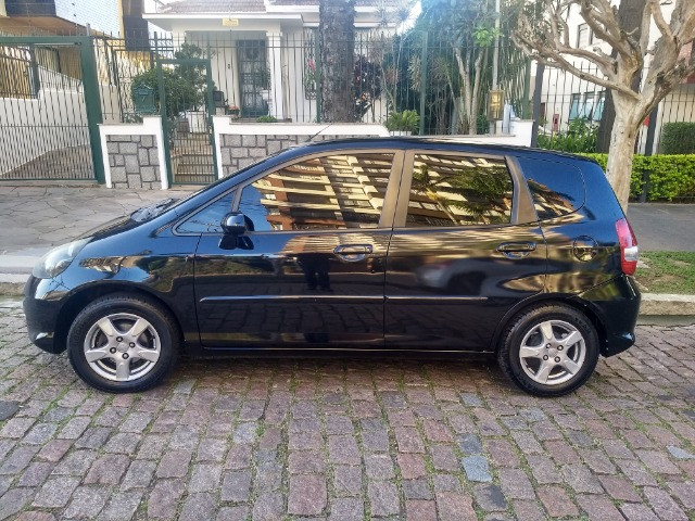 Honda Fit LX Flex preto, único dono, ótimo estado - Foto 10