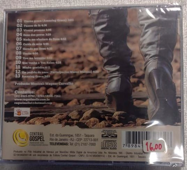 Cd Cristão Passos De Fé, Com Raquel Mello - Foto 2