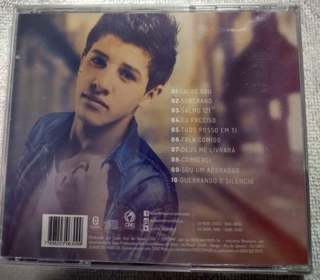 Cd De Música Cristã Soberano, Com Leandro Vinicius - Foto 2