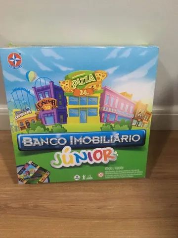 Jogo Infanto-Juvenil. Jogo Banco Imobiliário Jr., Estre