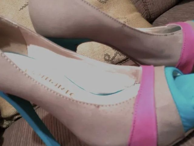 Sandália Peep Toe Via Marte, nº 36 - Foto 5