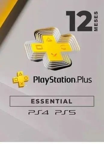 Playstation Ps Plus 12 Meses Essential - Ps5 - Gift Cards - DFG