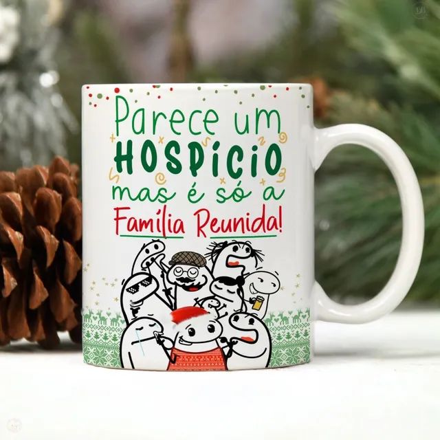 Caneca de porcelana Natalino - Foto 5