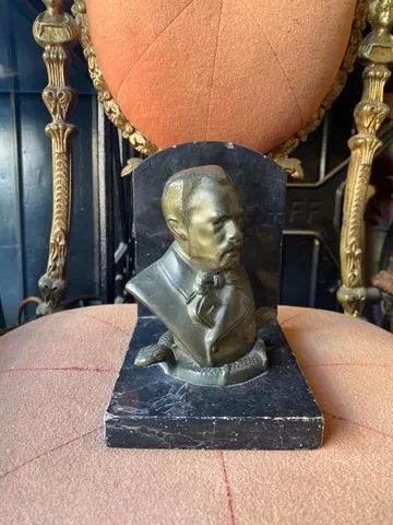 Escultura Louis Pasteur em Petit bronze.  - Foto 3