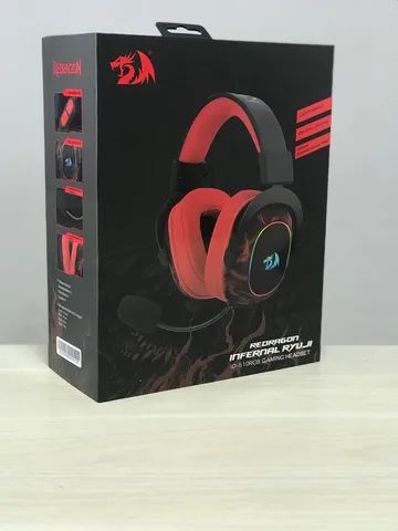 Headset Redragon Infernal Ryuji - até 12x sem juros, Loja Física