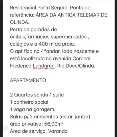 Captação de Apartamento a venda na Rua Jaildo Figueira Priston (4º Etapa), Rio Doce, Olinda, PE