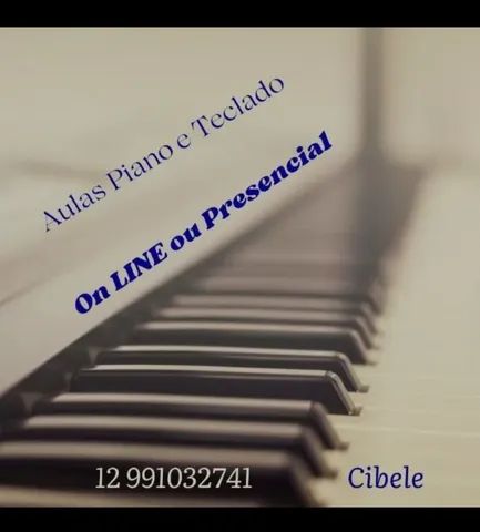 Aulas de piano on-line ou presenciais 