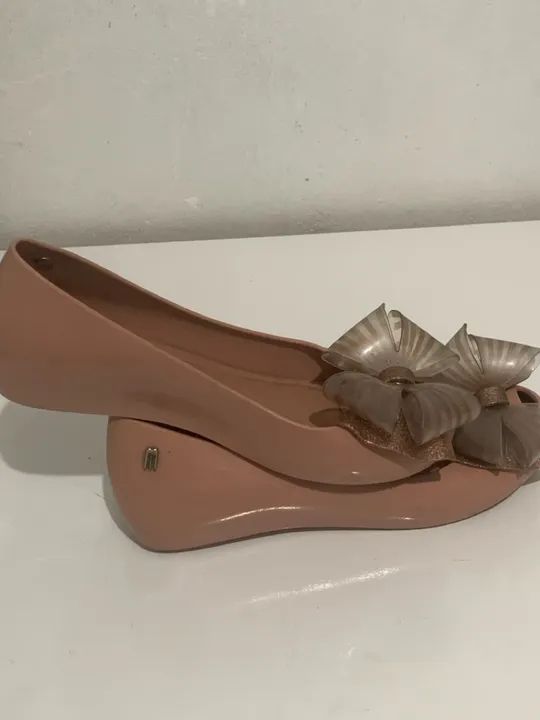 Sapatilha Melissa Laço Rosé - Foto 2