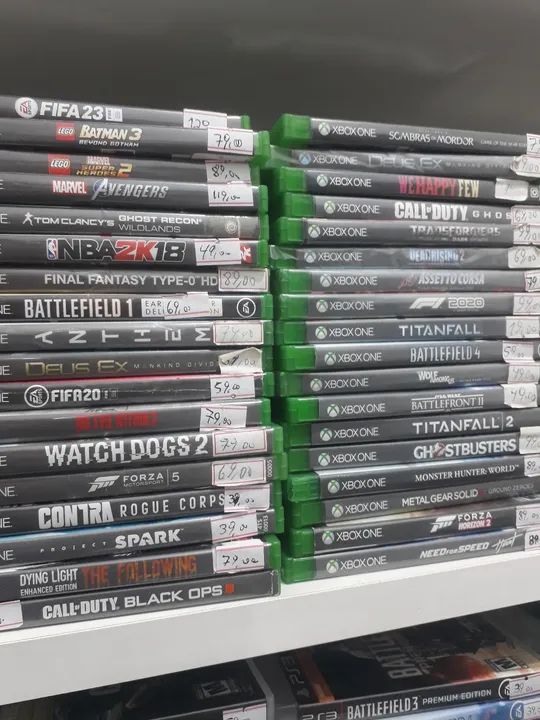 Jogos de xbox one. Para venda e troca a partir de