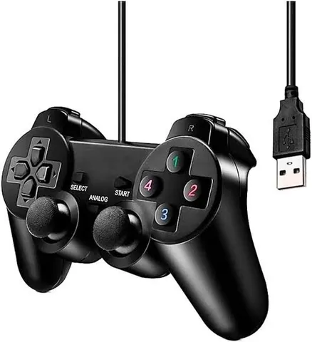 Controle / Joystick USB / DualShock & Analógico Double Shock 2 PC