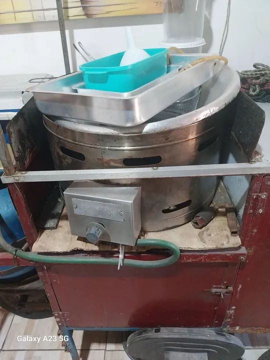 CARRINHO PRA FRITAR BATATA- Ótimo estado!