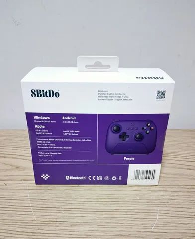 Promoção Controle 8Bitdo Ultimate Roxo Analógicos Antidrift Novo - Foto 2