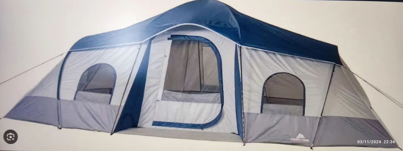 Tenda Ozark Trail 10 Pessoas 3 Quartos 20x10 - Foto 3