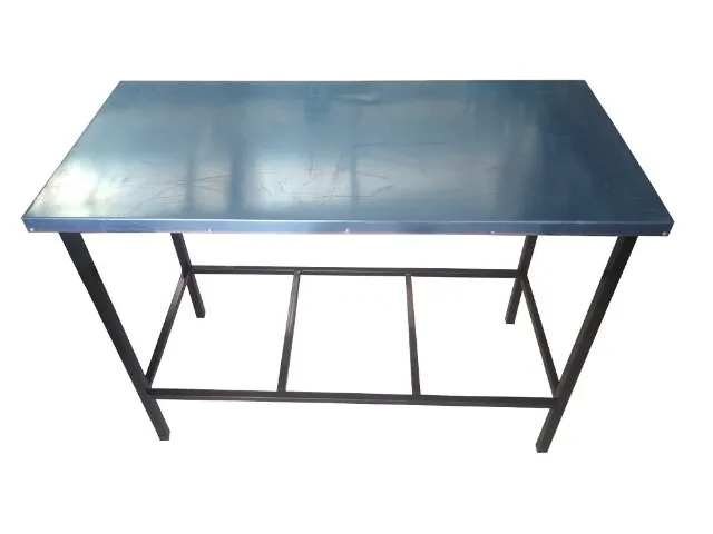Mesa Revestida de Inox 1,10m x 53cm