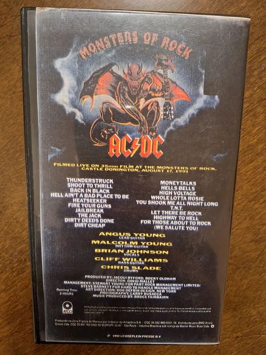 Show ACDC - Live at Donington! Fita VHS - Foto 2