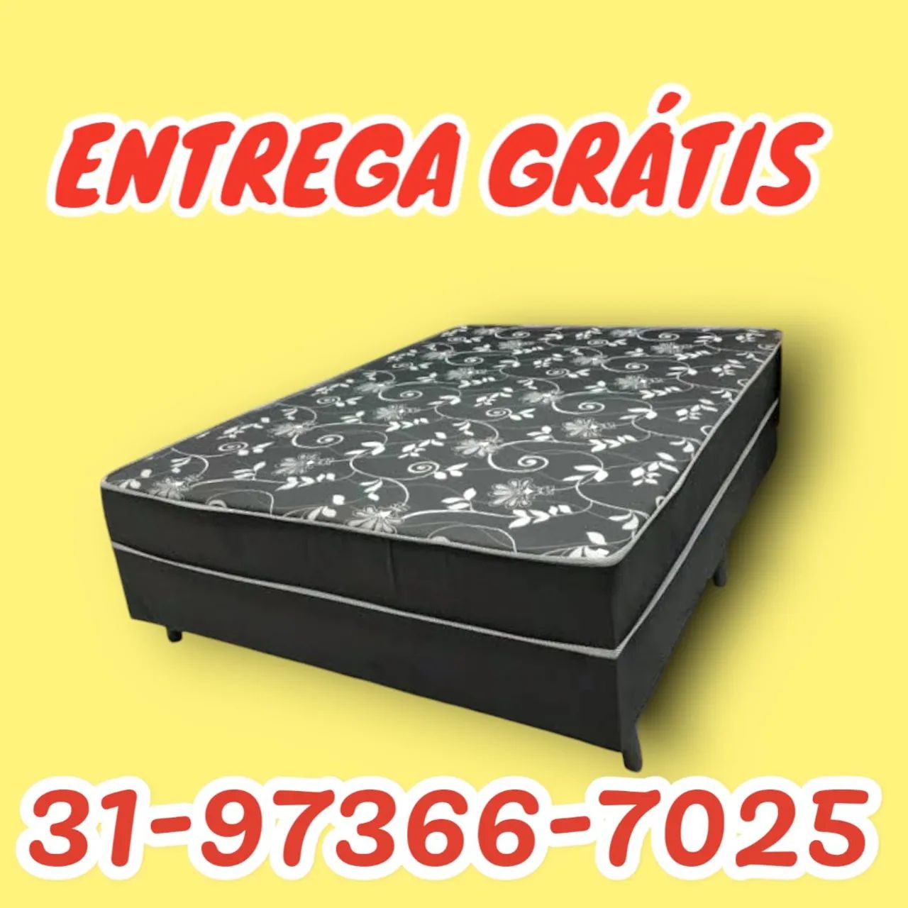 CAMA BOX CASAL 10CM DE ESPUMA / MELHOR PREÇO DA CIDADE!!!!!!