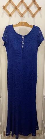 Vestido Formatura Azul Plus Size - Foto 2