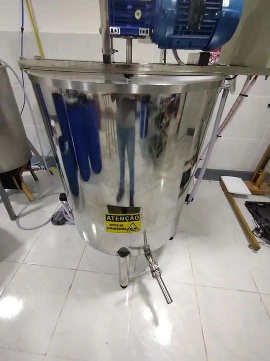 Tanque misturador reator de aquercimento 100,200,300,500,1000 litros  - Foto 3