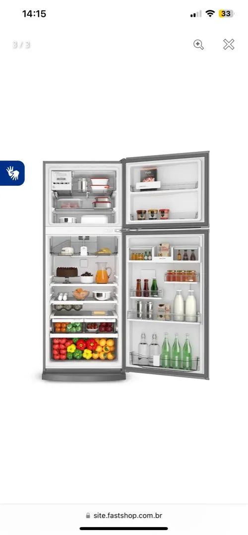 Brastemp frost free 461 litros inox na caixa - Foto 3