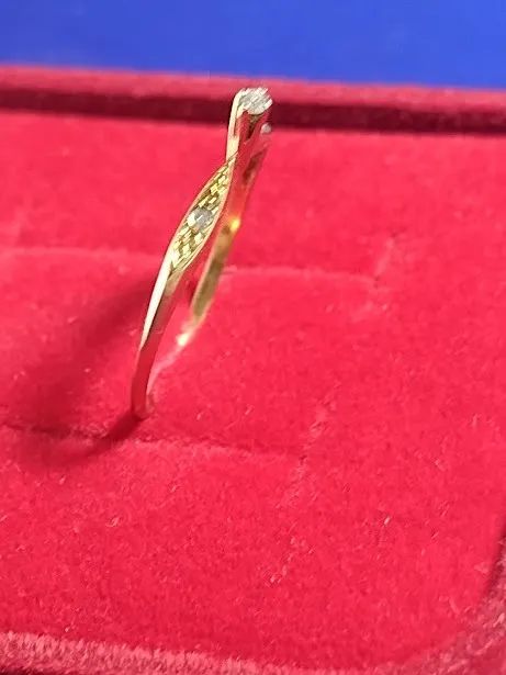 Solitário Debutante Namoro Noivado Anel 15 Anos  Brilhantes 1 mm Peso 0.90 Grama - Foto 2