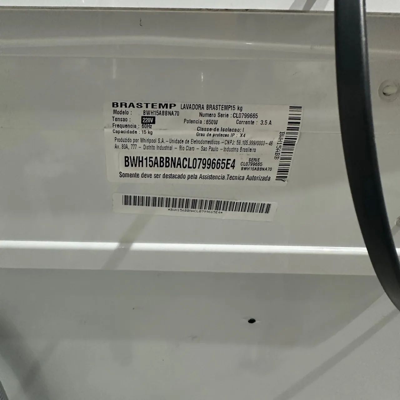 Maquina de lavar eletrolux 220v - Foto 2