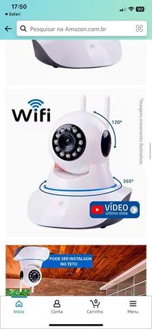 Câmera Wi-Fi sem fio Robô com Áudio