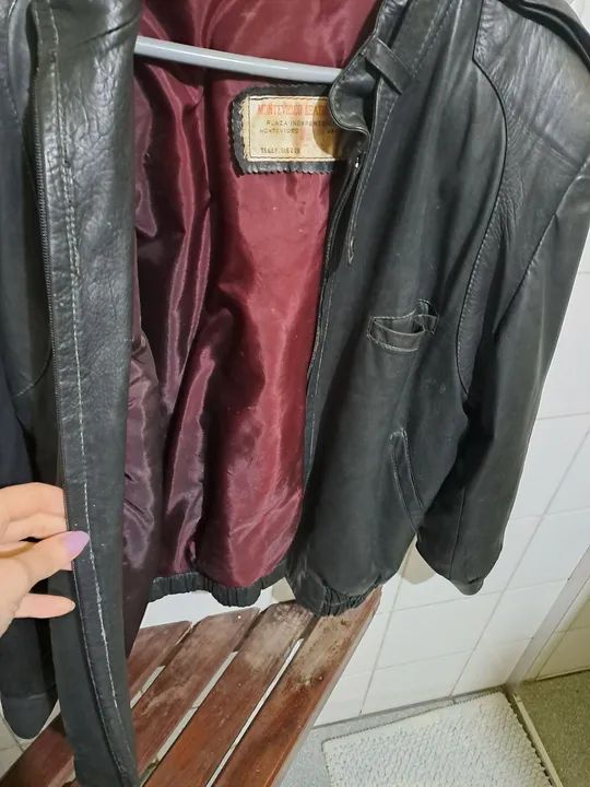 Jaqueta de Couro Uruguaio - Foto 4