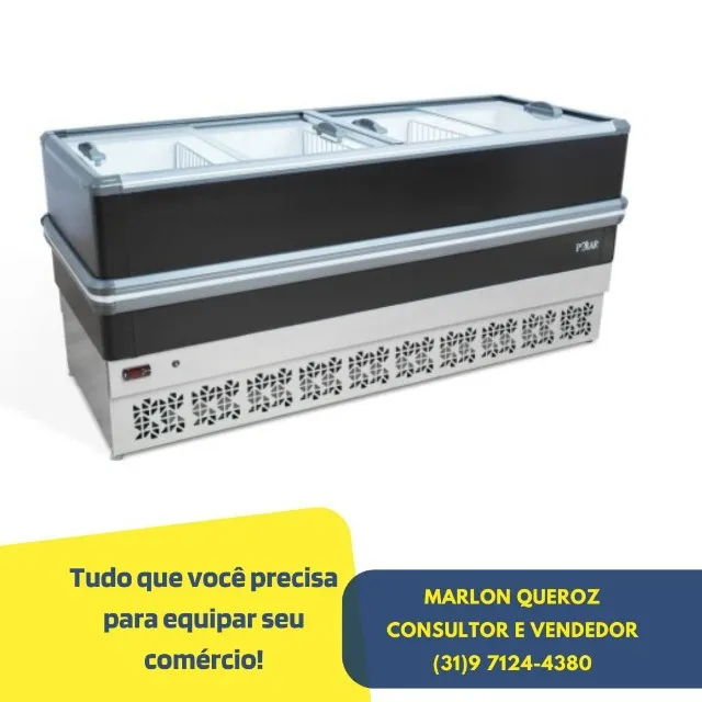 Ilha de Congelados Polar Ligh Dupla Ação Novo