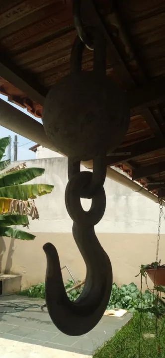 Gancho de ferro com pendulo bola para guindaste - Foto 3