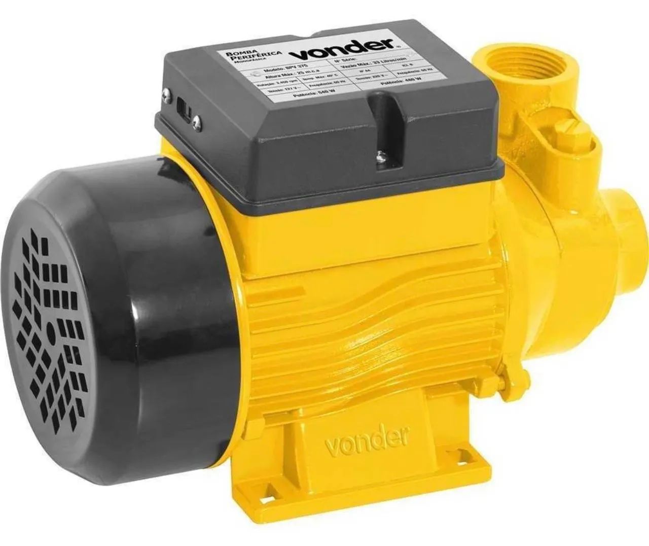 Vonder Bomba Periferica BPV 375 Piscina Caixa 1/2cv Bivolt 127V/220V