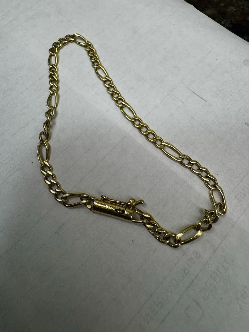PULSEIRA DE OUTRO MACIÇA 7.74G 23CM