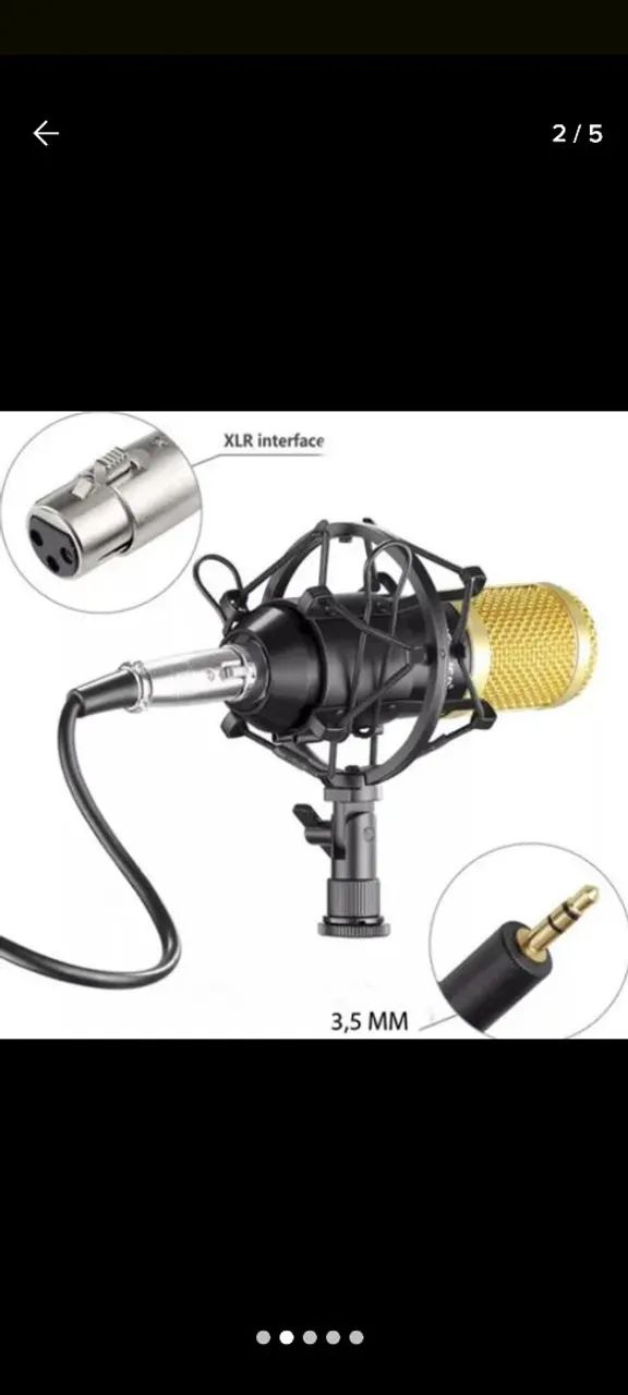 Microfone Condensador BM-800 - Branches - Foto 4