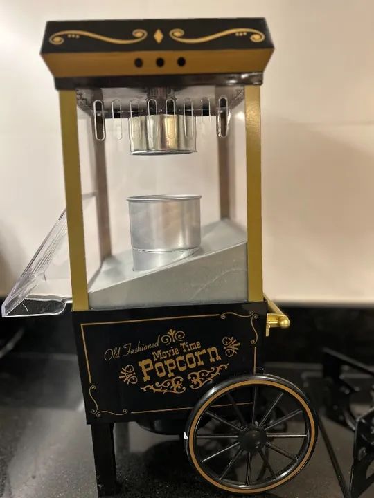 Pipoqueira elétrica vintage da marca nostalgia. - Foto 4