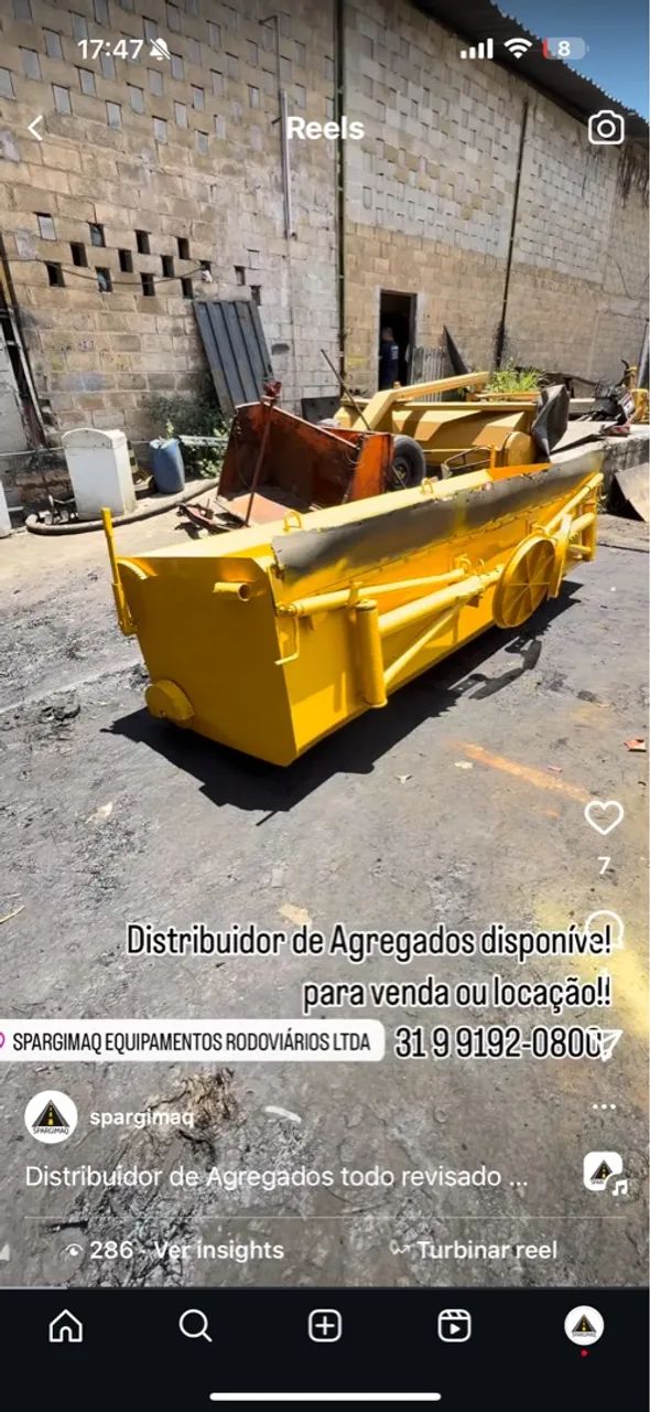 Distribuidor de agregados. - Foto 3