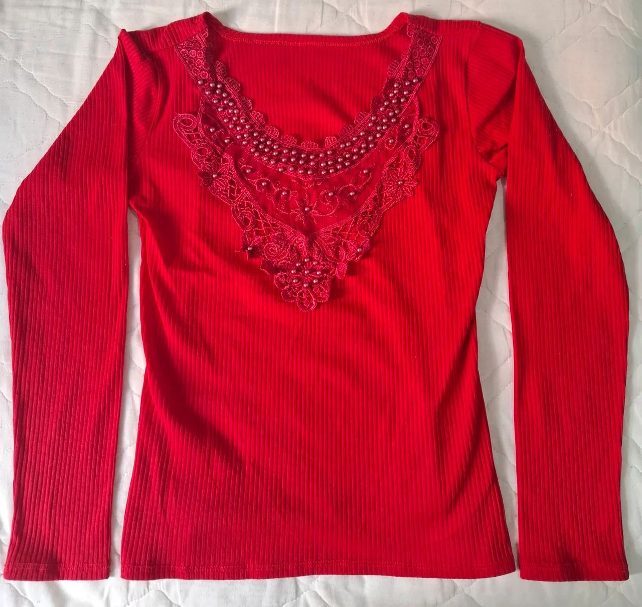 Blusa vermelha G 