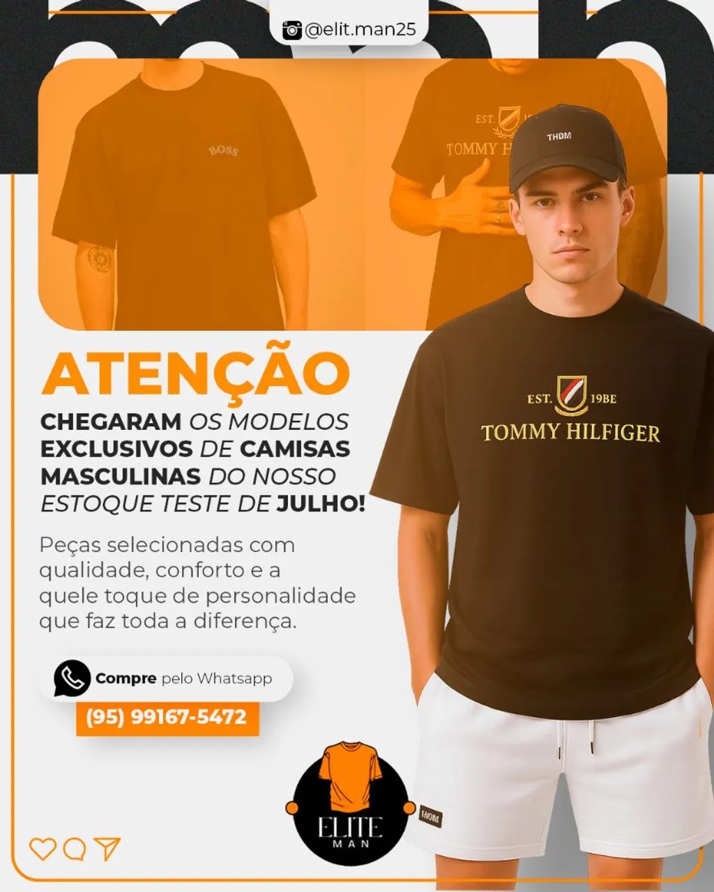 Camisas Masculinas Exclusivas - Coleção Teste de Julho!