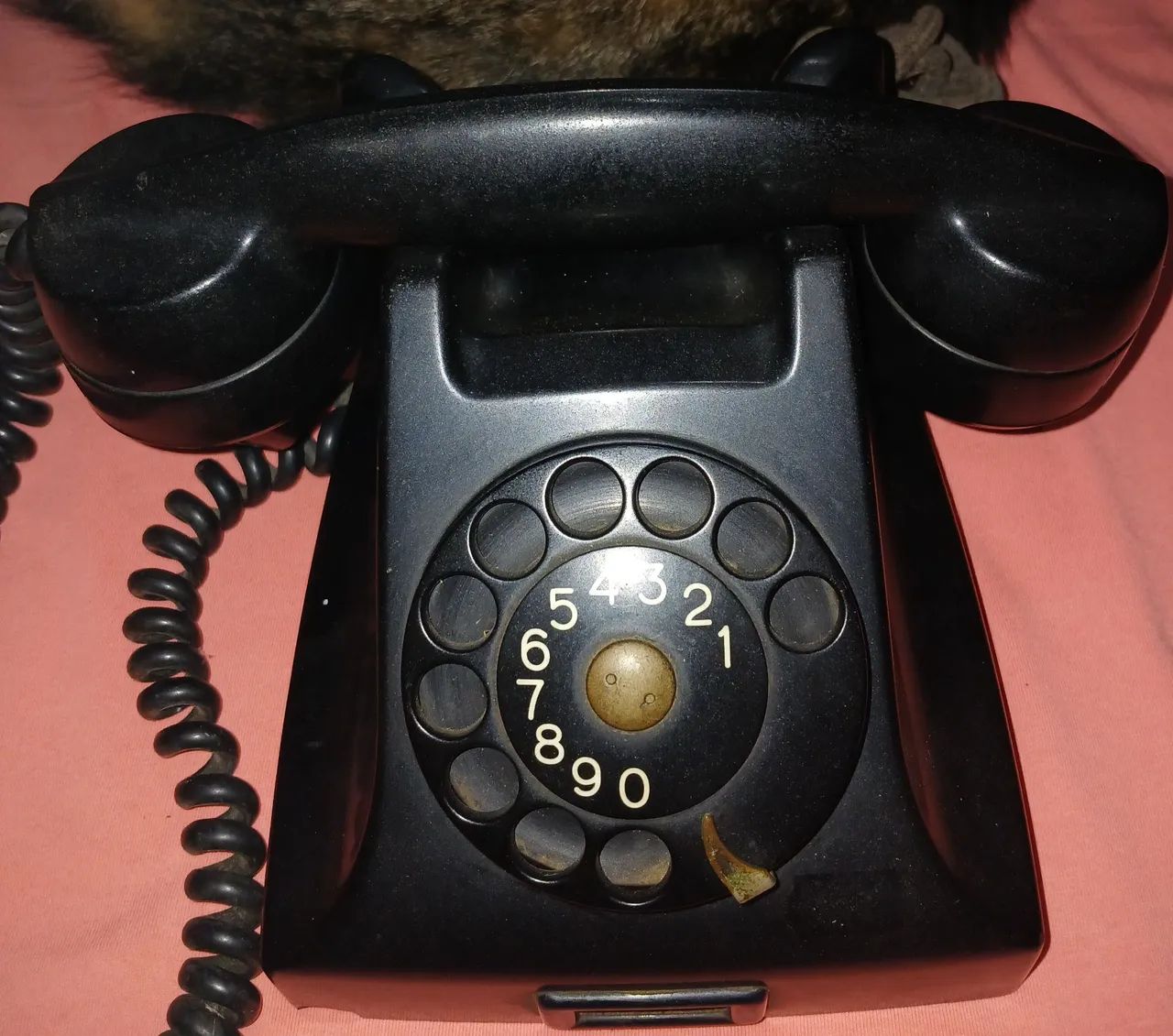 Telefone Antigo Bakelite anos 70