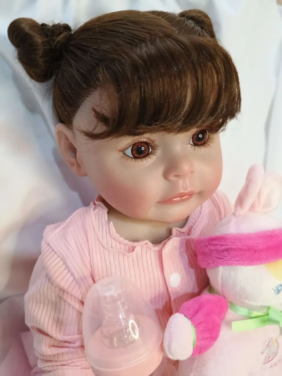 Boneca Cabelo Castanho - Foto 6