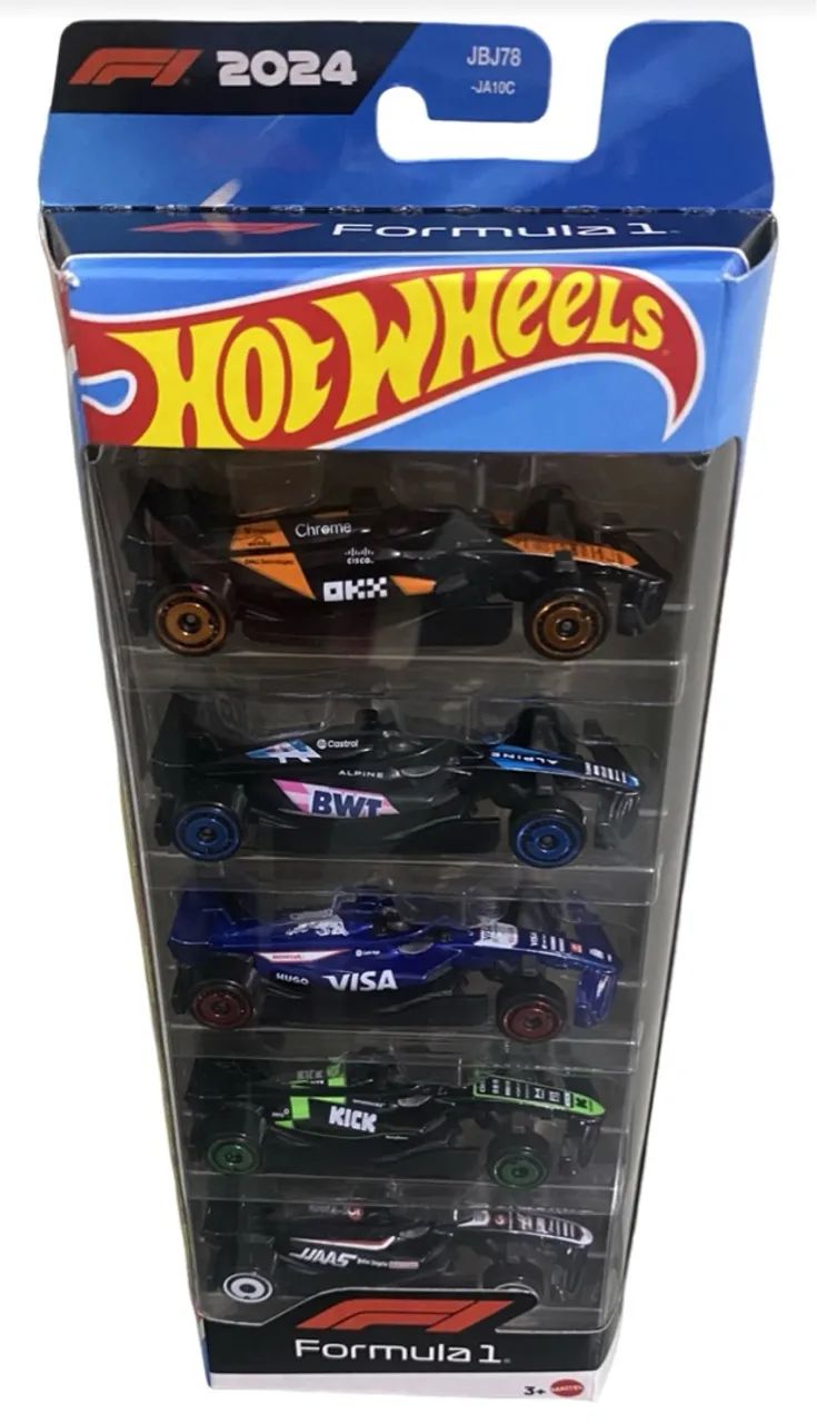 Hot Wheels F1 - Pack com 5 carros - Foto 5