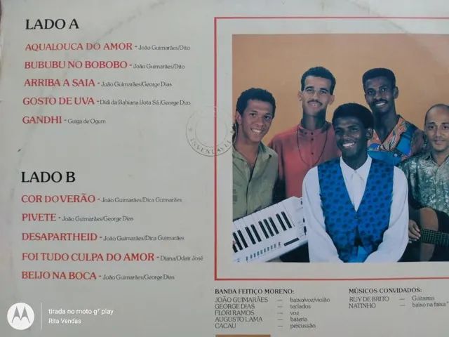 Vinil, Lp, Disco, Feitiço Moreno, vinil está zerado, sem marcas - Foto 5