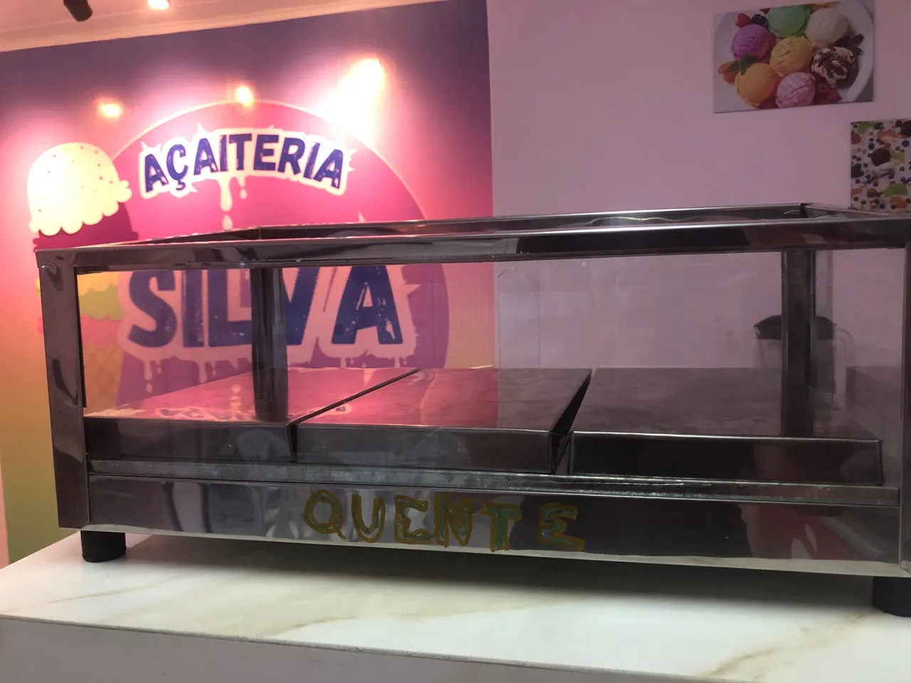 Estufa para salgada (quente)