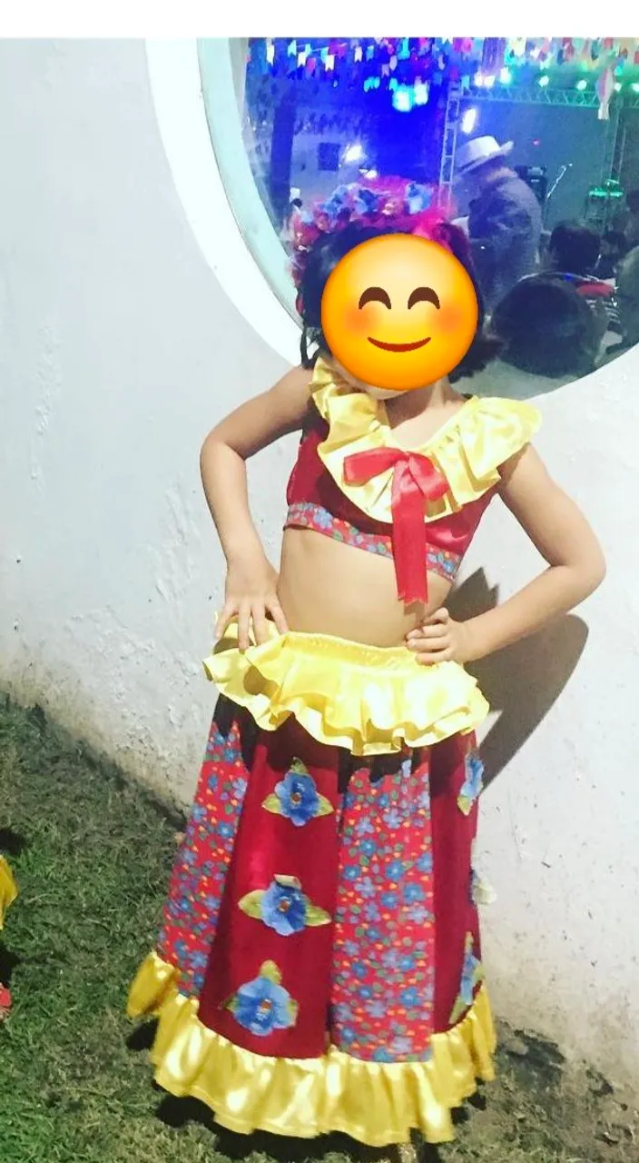 Festa Junina Infantil vestido sao joao