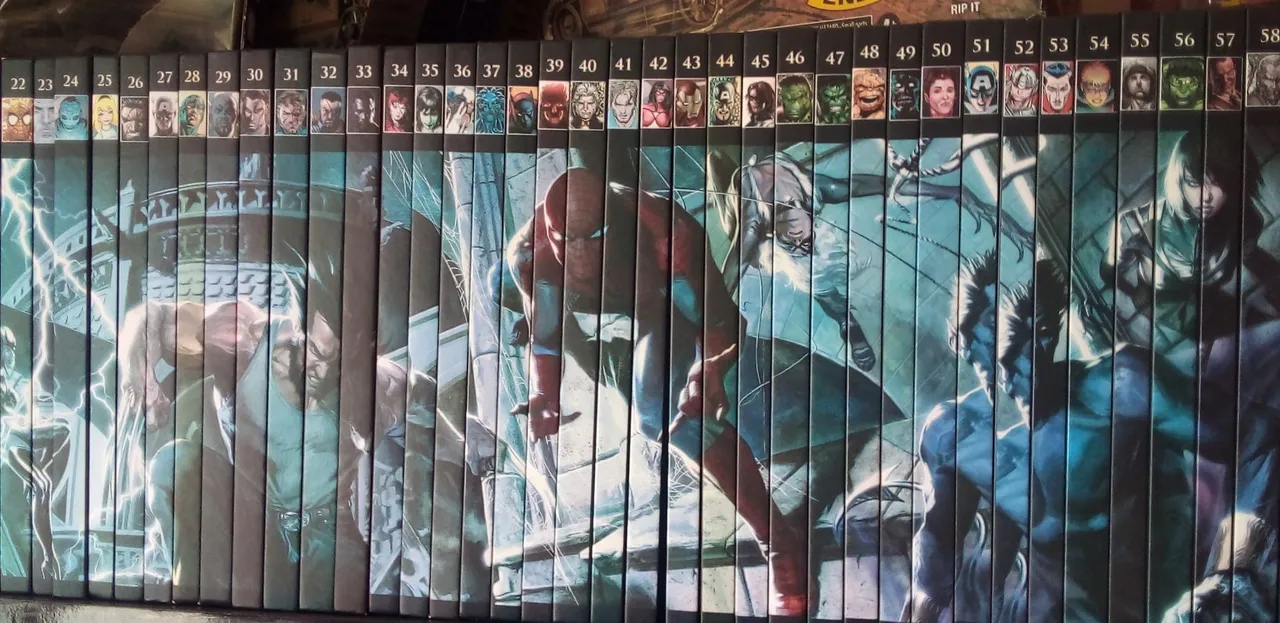 Coleção Completa de Quadrinhos Marvel Salvat capa preta (1 ao 60)