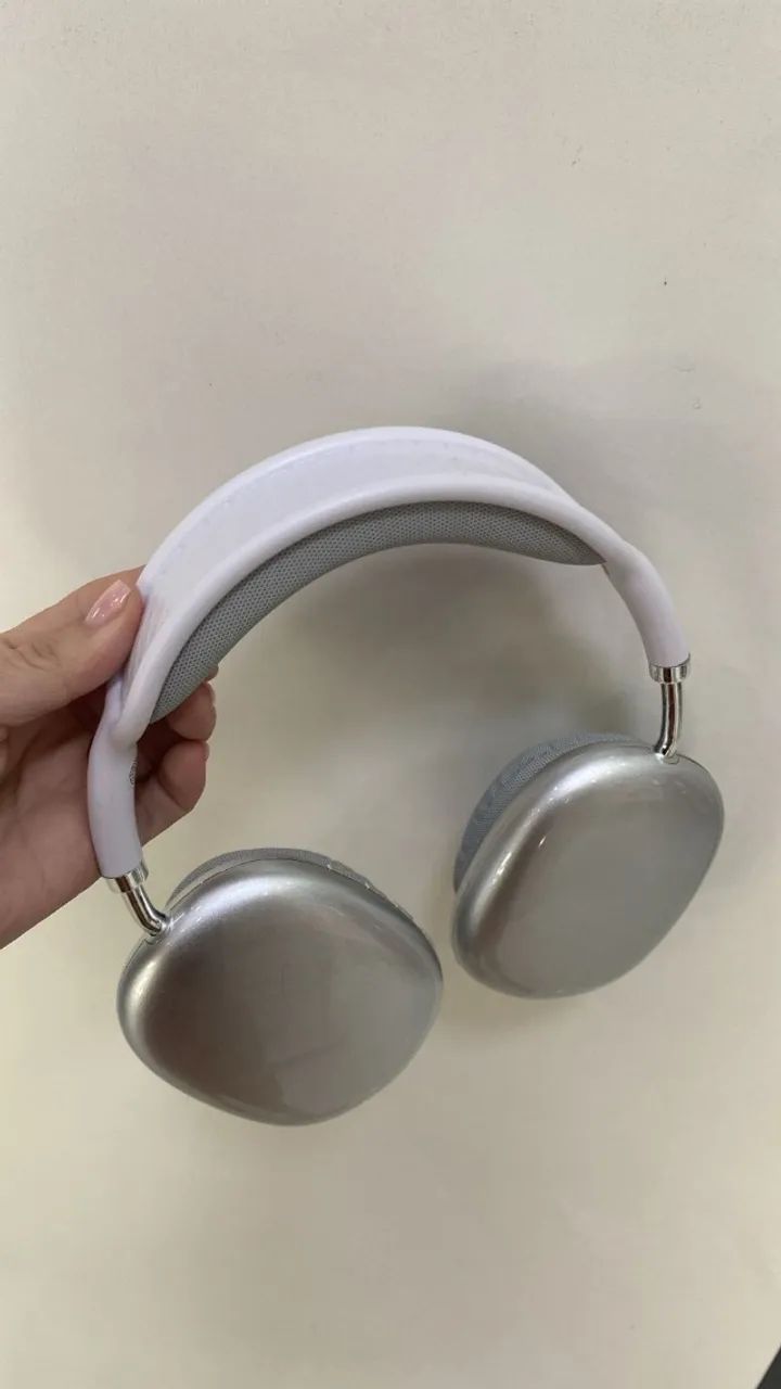 Fone De Ouvido Sem Fio Bluetooth Headphone Kapbom Ka P9 Branco -Loja Coimbra Comptadores - Foto 2
