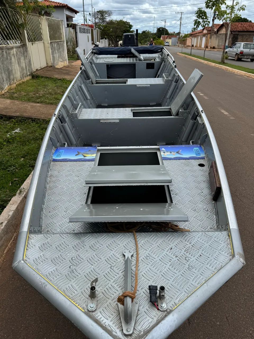 Barco Semichata 5,5m Mercury 30hp - Foto 4
