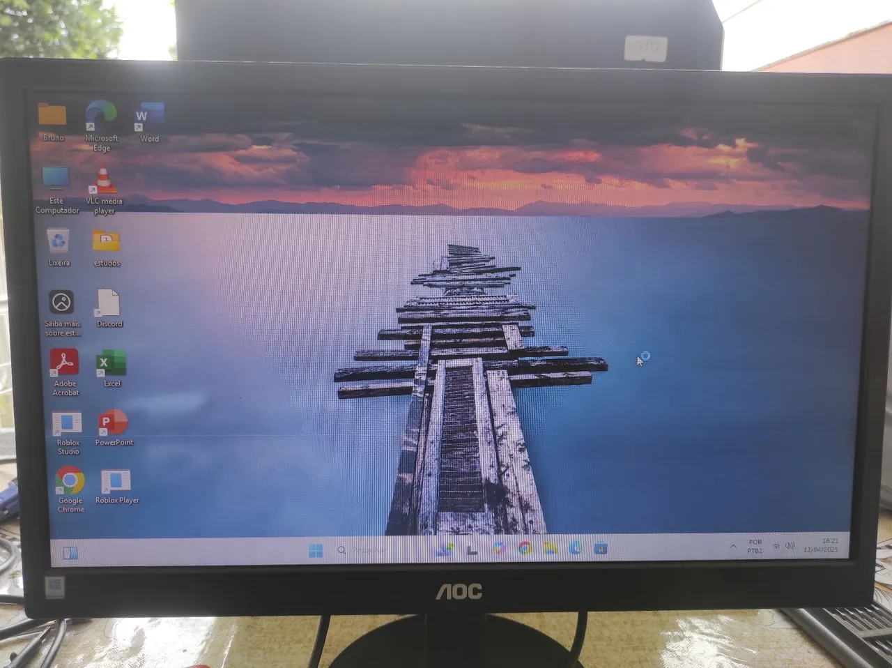 Monitor AOC 19 polegadas LCD
